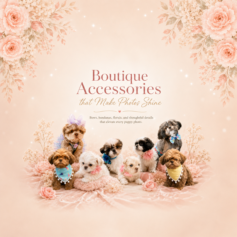 Boutique Puppy Accessories That Make Photos Shine