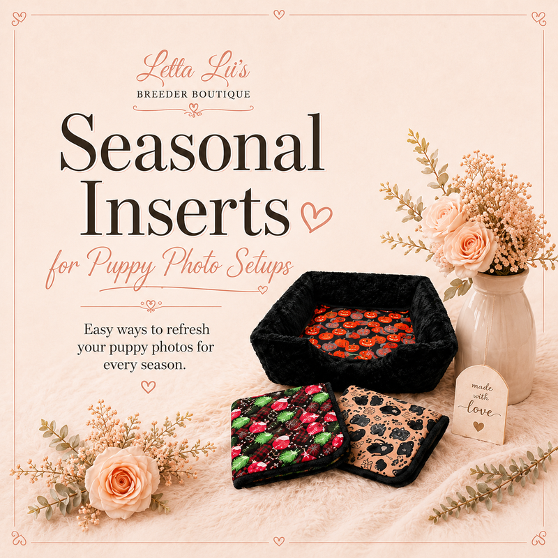 Seasonal Inserts: An Easy Way to Refresh Your Puppy Photos